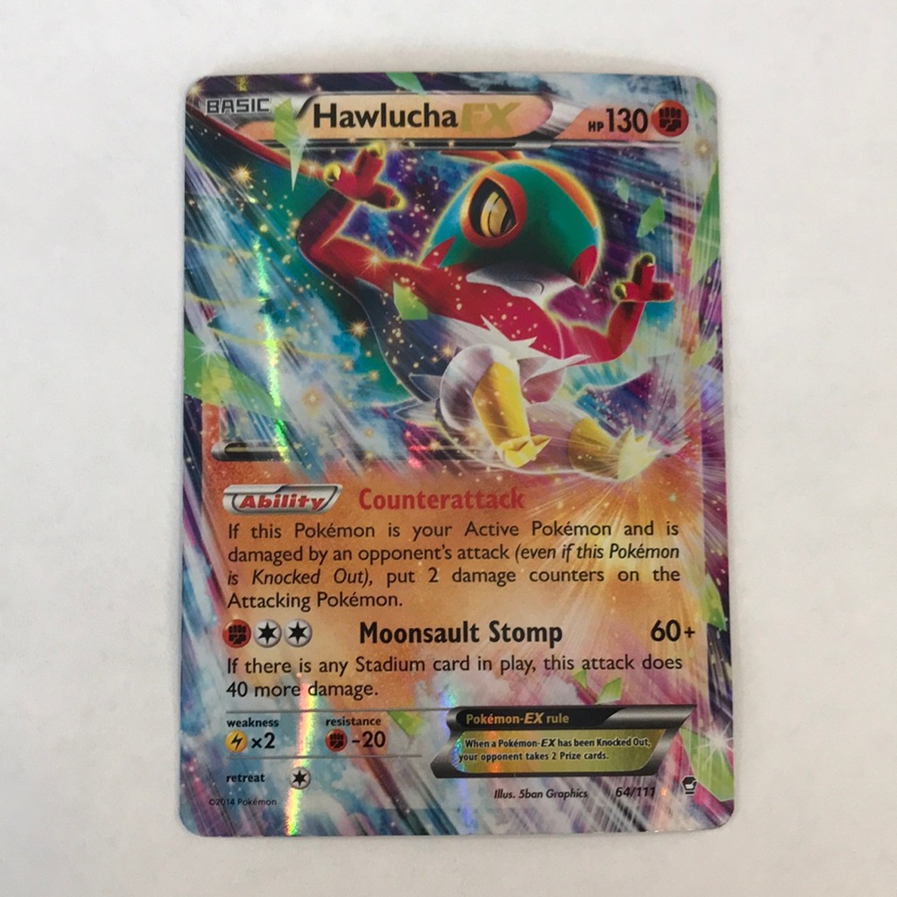Hawlucha EX Pokémon card